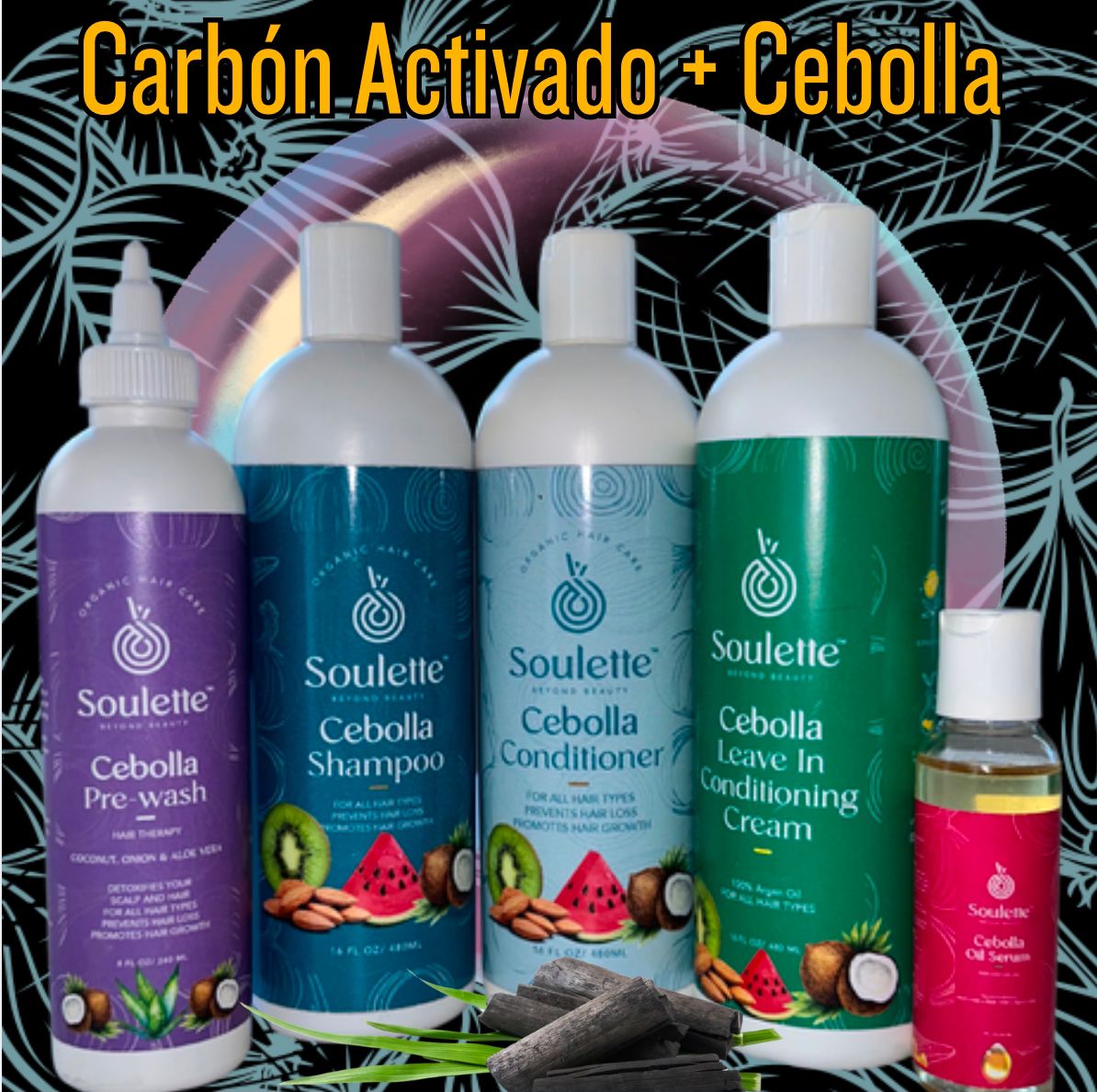 Kit Soulette Carbón Activado y Cebolla: Cuidado Intensivo