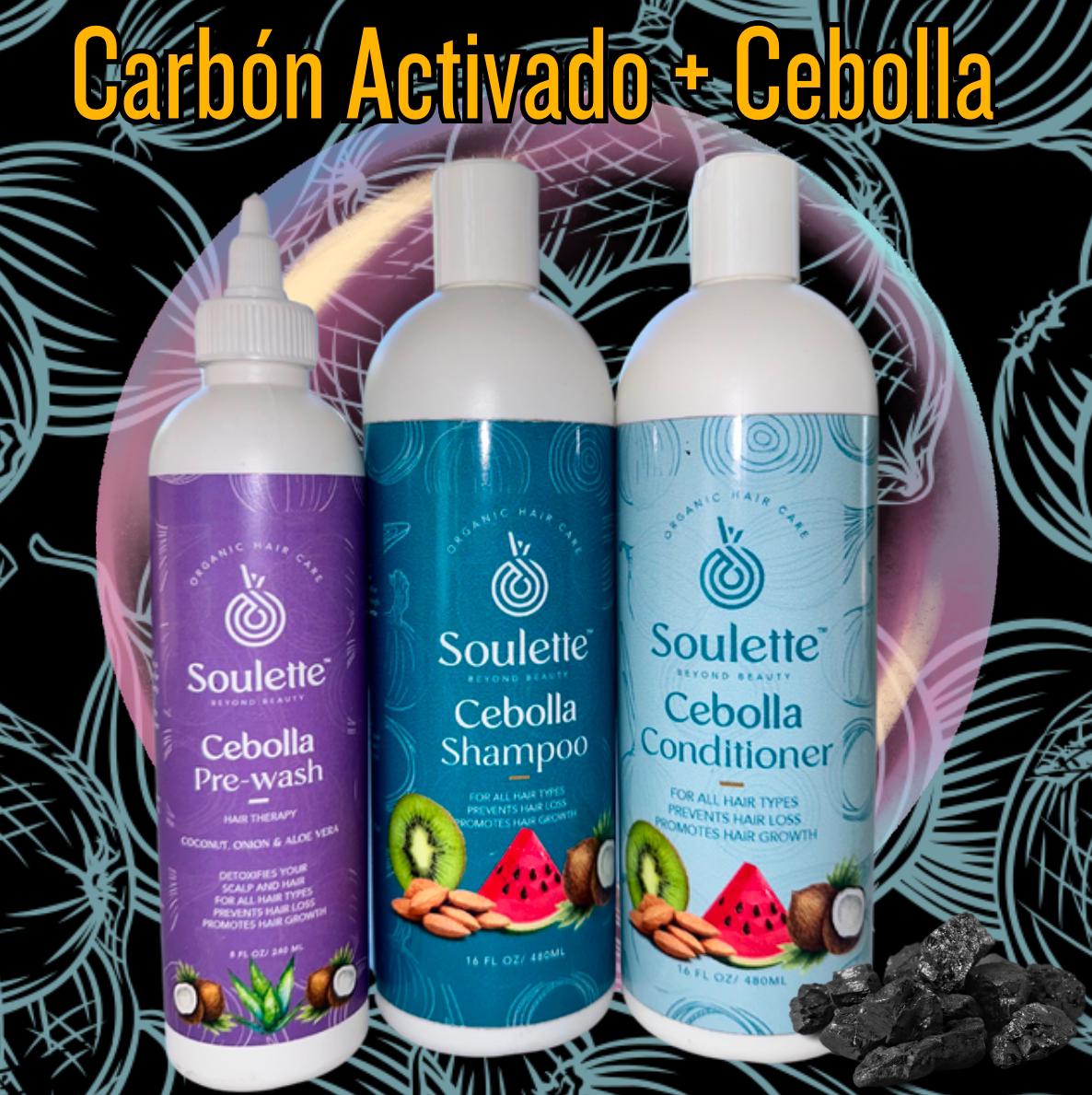 Kit Soulette Carbón Activado y Cebolla: Cuidado Intensivo