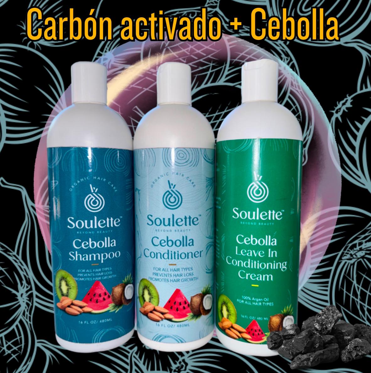 Kit Soulette Carbón Activado y Cebolla: Cuidado Intensivo