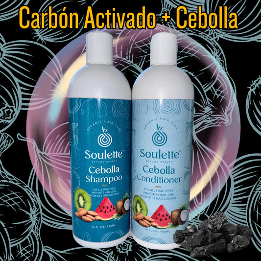 PARA LA CASPA- CARBON ACTIVADO Y CEBOLLA AROMA KIWI